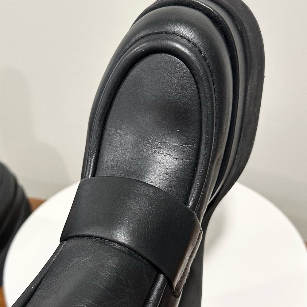 🌹PALOMA BARCELO🌹 Mika Platform Bootie Black Size: 37 - Picture 8 of 14